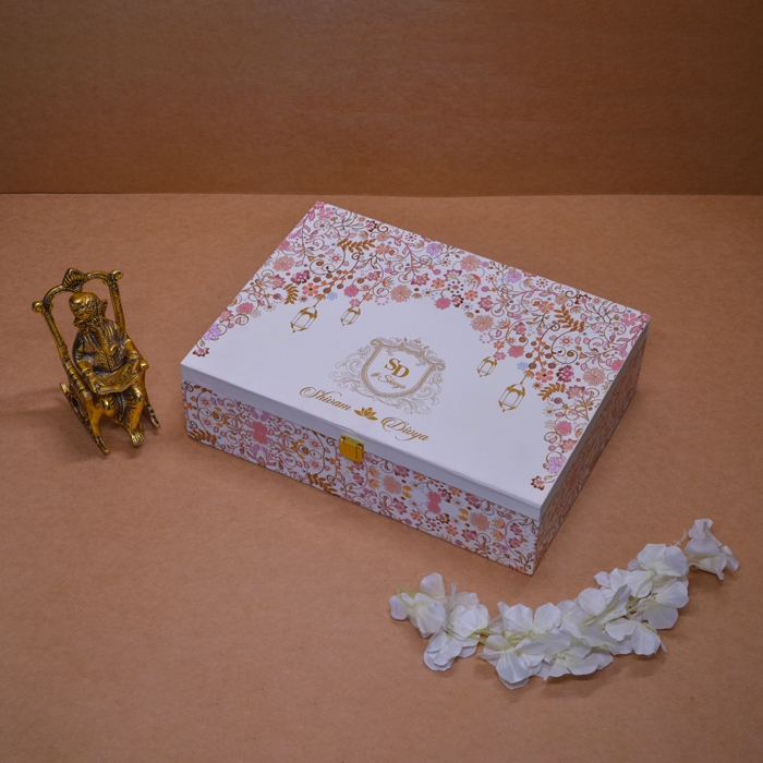 Luxury MDF Box Wedding Card 2310