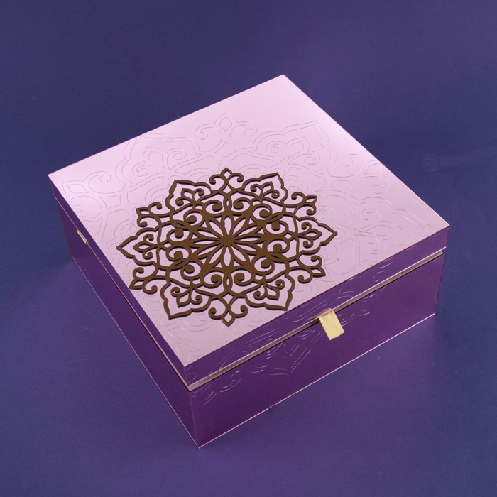 Elegant Mirror Acrylic Box Invitation 51