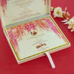 LWC-Luxurious Floral Box Wedding Card 2302