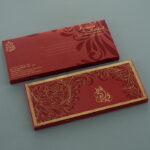 Boxed Scroll Wedding Card SC-6043R