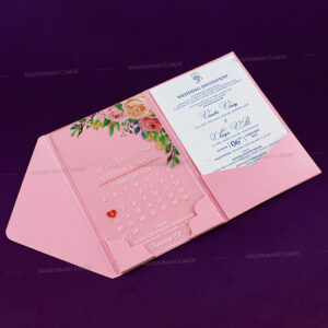 Floral Acrylic Invitation AWI-9416P