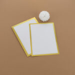 II-Simple White Invitation Card 23095