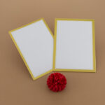 HC-Simple White Invitation Card 23095