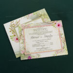 BSI-Floral Invitation Card 23502