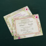 MWC-Floral Invitation Card 23502