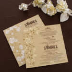 BPI-Beige Invitation Card 23517