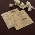 EC-Beige Invitation Card 23517