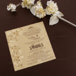 HC-Beige Invitation Card 23517