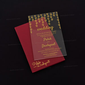 Personalized Acrylic Invitation 8913M