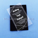 Exquisite Acrylic Invitation 8915W