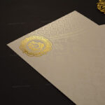 II-Damask Design Invitation Card 23545