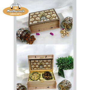 Charming MDF Wooden Dry Fruit Box 124