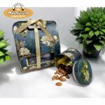 DG-MHM-Charming Floral Tin Container Dry Fruit Hamper Box 130