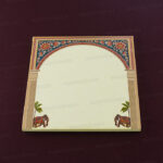 HBC-Royal Mandap Box Wedding Invite 24012