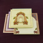 HBC-Royal Mandap Box Wedding Invite 24012