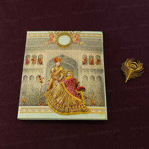 Regal Padded Wedding Card 24020