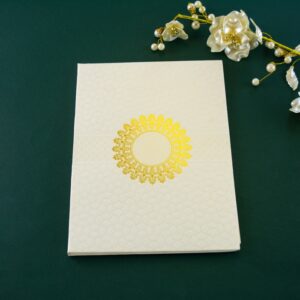 Gorgeous Embossed Padded Wedding Invite 24018