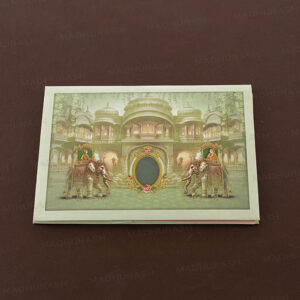 Lavish Palace-Themed Wedding Invitation 24043