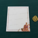 HWC-Splendid Embossed Floral Wedding Card 24056