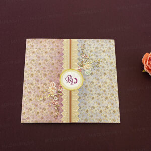 Gorgeous Floral Wedding Card 24076