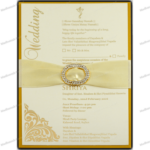 CZC-Impressive Velvet Hardbound Invite 9706Y