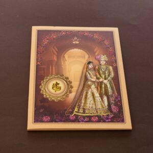 Regal Hindu Wedding Invite 24029