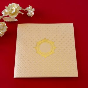 Elegant Metallic Wedding Card 24041