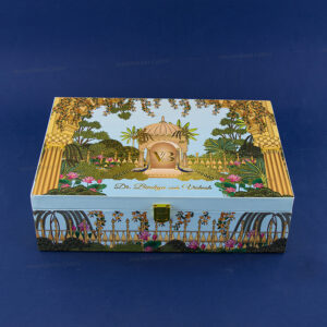 LWC-Royal Palace Box Wedding Invite 8004