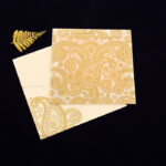 FMC-Dazzling Paisley Wedding Invite 6543