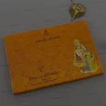 FMC-Beautiful Radha Krishna Wedding Invite 2218