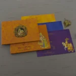 FMC-Beautiful Radha Krishna Wedding Invite 2218