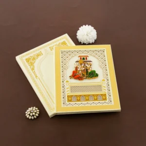 FMC-Grand Radha Krishna Wedding Invite 3028