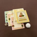 FMC-Grand Radha Krishna Wedding Invite 3028