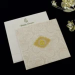 FMC-Opulent Paisley Design Wedding Card 6530