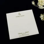 FMC-Opulent Paisley Design Wedding Card 6530