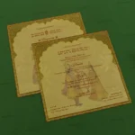 FMC-Divine Radha Krishna Wedding Invite 6566