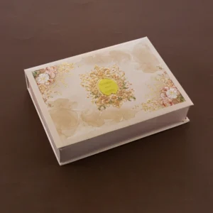 Prestigious Floral Wedding Box Invite 554