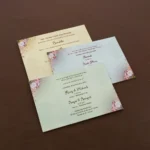 LWC-Prestigious Floral Wedding Box Invite 554