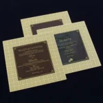 HBC-Exquisite Hardbound Wedding Card 405