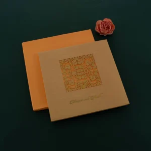 FMC-MMC-Refined Laser Cut Wedding Card 423