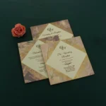 FMC-MMC-Stunning Laser Cut Wedding Card 424