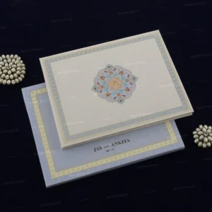 Exquisite Hardbound Wedding Card 451