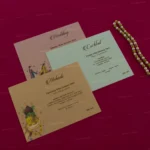 FMC-MMC-Stylish Matte Wedding Card 480