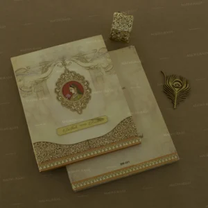 FMC-MMC-Opulent Padded Wedding Card 481