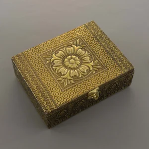 Deluxe Oxidised Floral Jewellery Box 2092