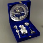 DG-MIC-Graceful Silver Pooja Set Gift Box