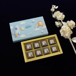 Baby Boy Announcement Chocolate Gift Box 8002