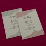 FMC-MMC-Chic Wedding Invitation 443