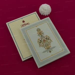 Dazzling Floral Padded Wedding Invite 446