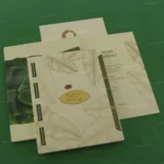 FMC-MMC-Superb Banana Leaf Wedding Card 447